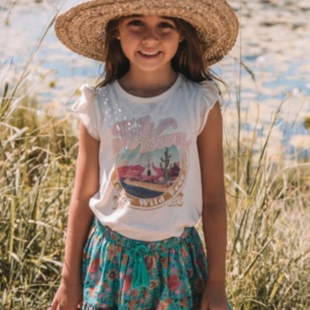 Little Spell and the Gypsy Designs Collective Folk Town Shirt Blouse 6-12